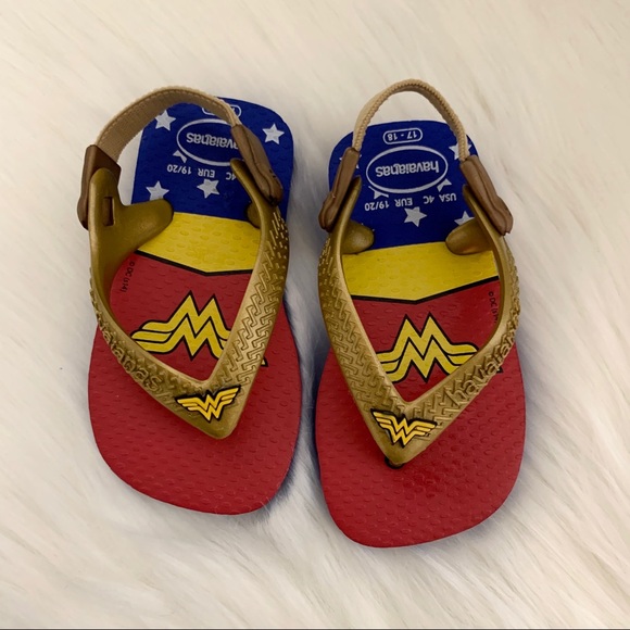 Havaianas Wonder Woman Baby Sandals size 4C - Picture 2 of 11